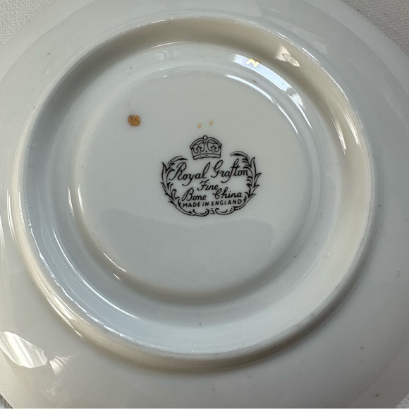 Vintage Teacup & Saucer - Blue Dots - Picture 6 of 7